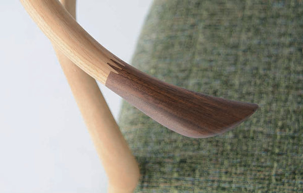 White Wood Arm Chair Type II