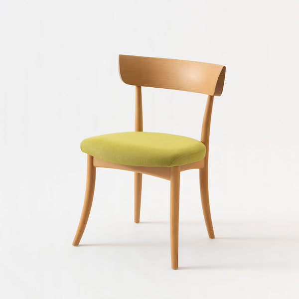 Crescent Beam-top Chair upholstered