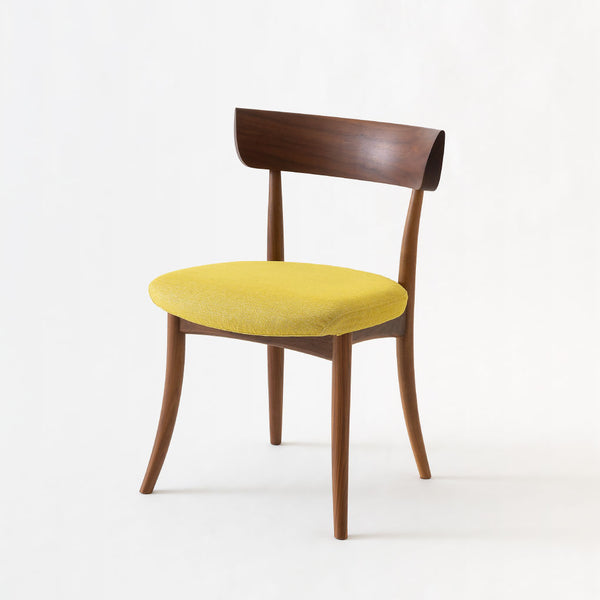Crescent Beam-top Chair upholstered