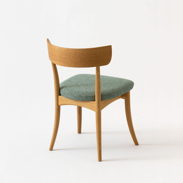 Crescent Beam-top Chair upholstered