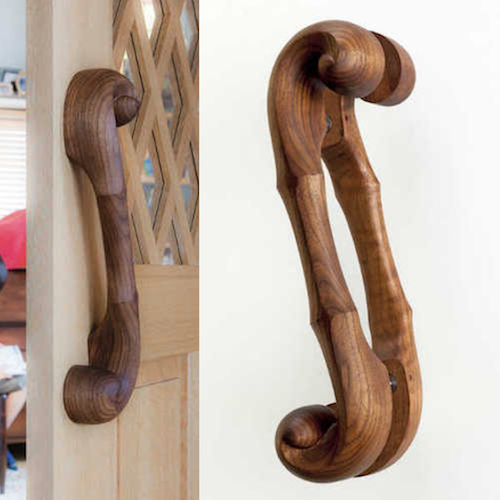 Crafted Wood Door Handles