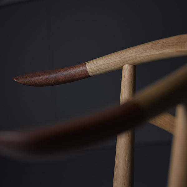 White Wood Arm Chair Type I