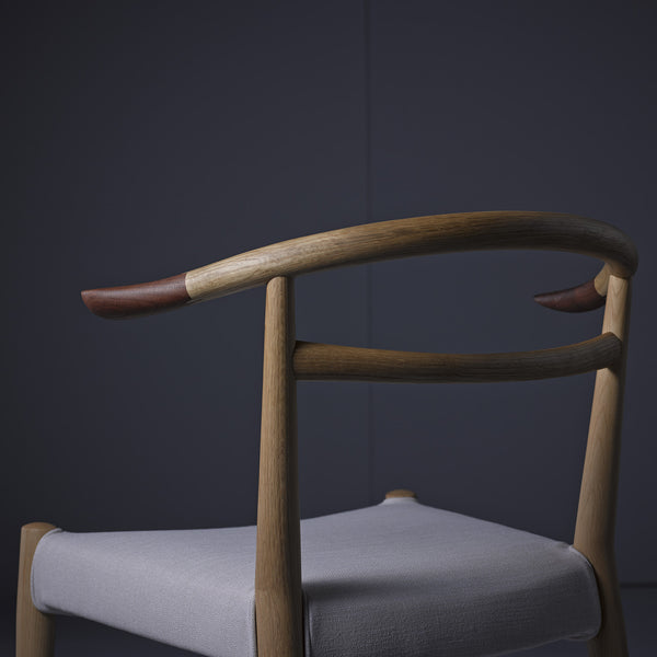 White Wood Arm Chair Type I