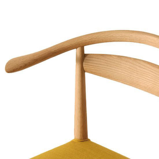 White Wood Arm Chair Type II
