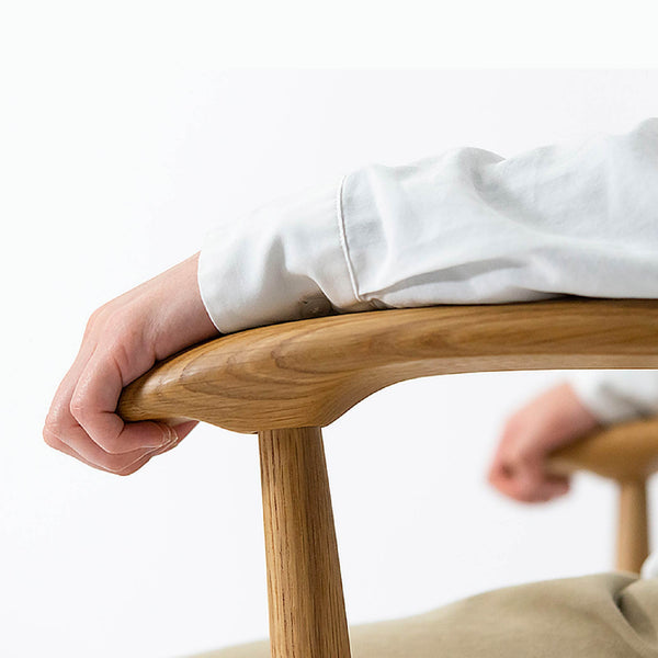 Crescent Crafted Arm Chair Upholstered