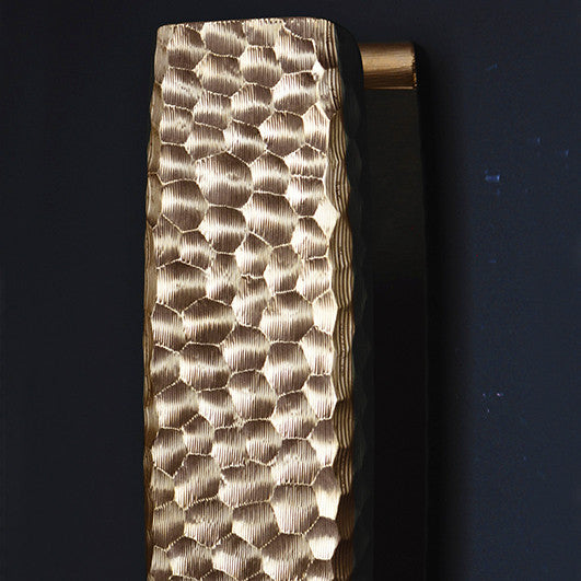 Crafted Wood and Metal Door Handle Vagues