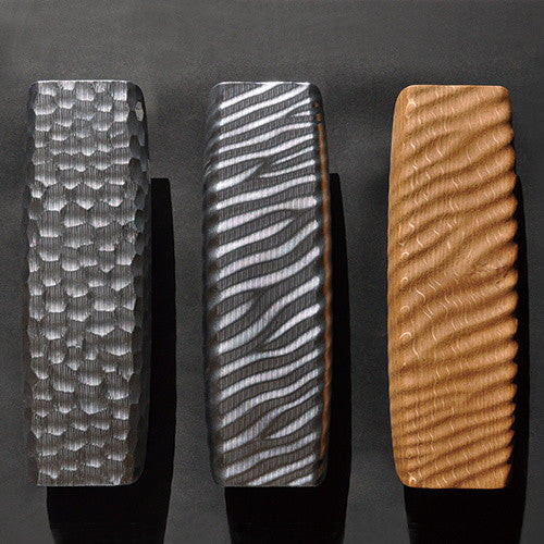 Crafted Wood and Metal Door Handle Vagues