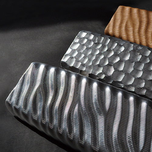 Crafted Wood and Metal Door Handle Vagues