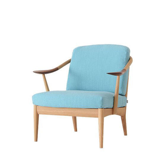 White Wood Sofa 1-seater