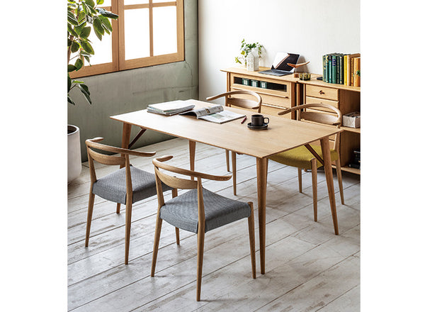 White Wood Arm Chair Type II