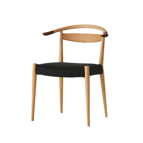 White Wood Arm Chair Type II