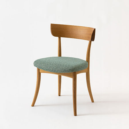 Crescent Beam-top Chair upholstered