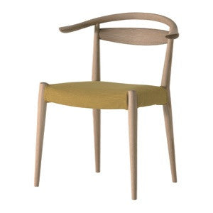 White Wood Arm Chair Type II