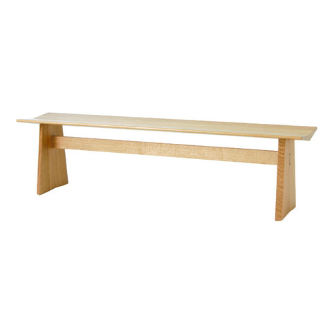 White Wood Carve Bench