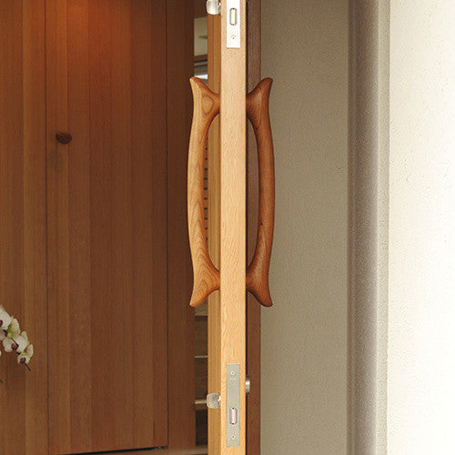Crafted Wood Door Handles